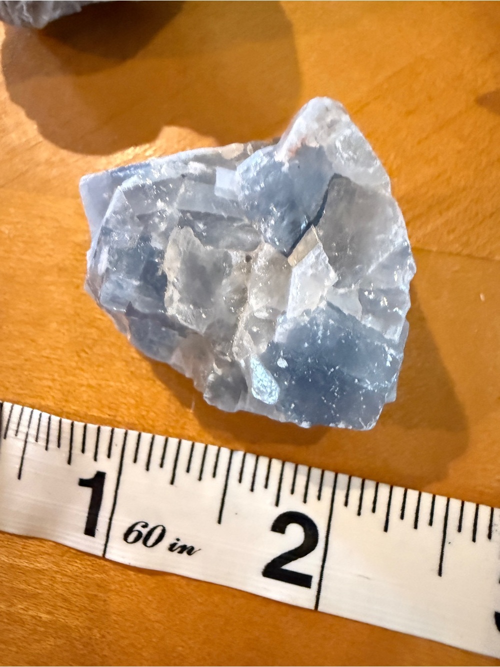 Light Blue Celestite fluorite Decorative Cluster - Home Accents